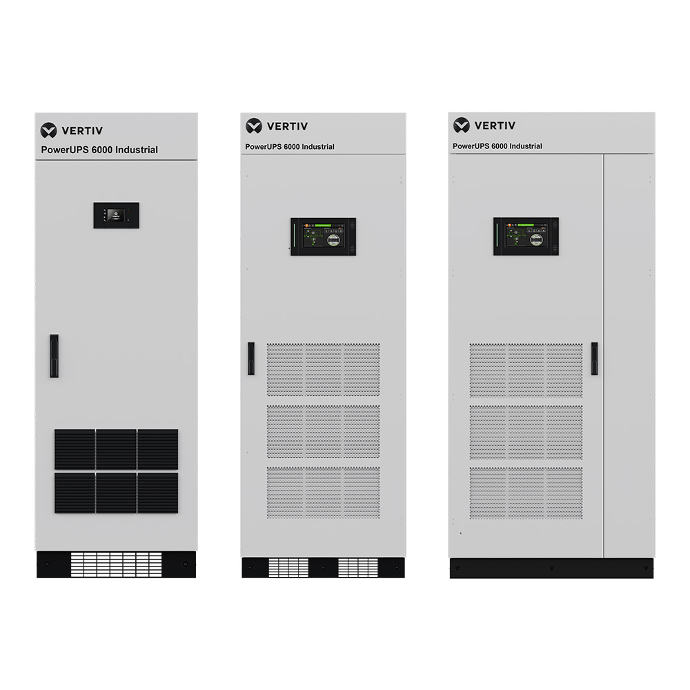 Vertiv™ PowerUPS 6000 Industrial, 6-200kVA, 400V, Single and Three Phase UPS Image
