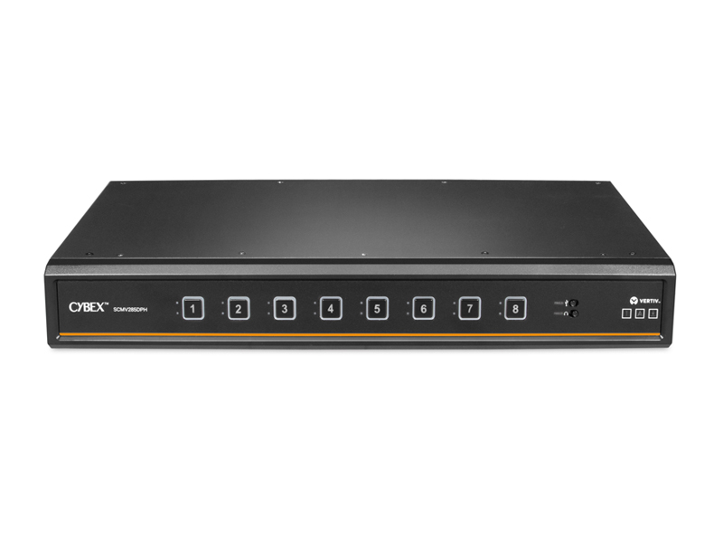 SCMV285DPH, Vertiv™ Cybex™ Secure MultiViewer KVM Switch 8 port  Image