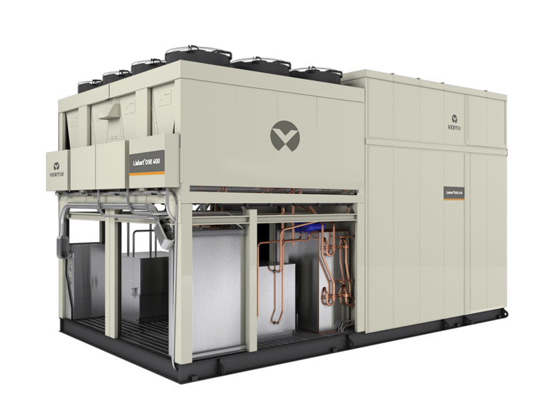 Liebert DSE Packaged Free-Cooling Solution, 400-500kW Perimeter Configuration Image