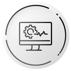 Cloud monitoring icon