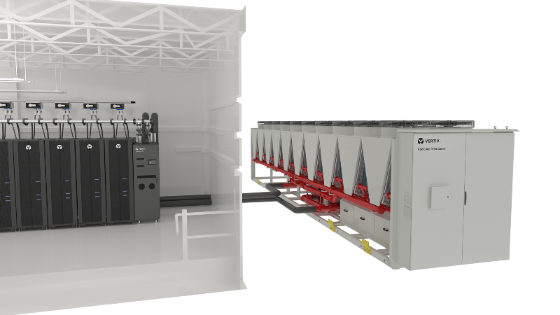 Vertiv Introduces New Flexible, High-Density Heat Rejection System to Support Hybrid Liquid and Air Cooling for AI Applications Image