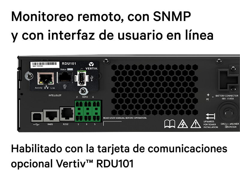 GXT5-1000LVRT2UXLN, UPS en línea Liebert GXT5, 1000 VA/1000 W