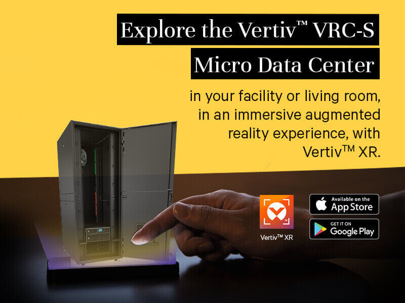 Vertiv™ VRC-S Edge-Ready Micro Data Center System Image
