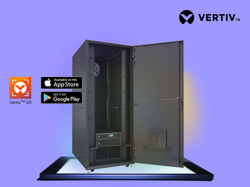 The Vertiv VRC-S Edge-Ready Micro Data Center Image