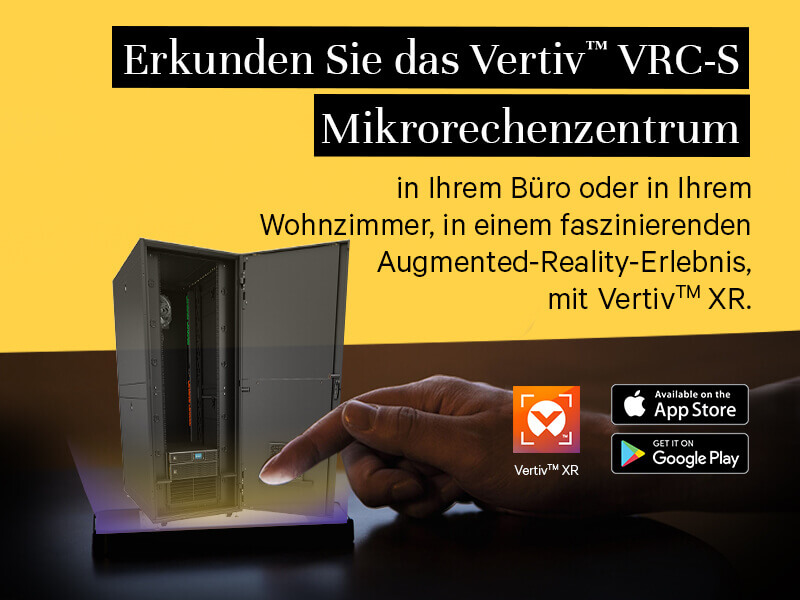 Vertiv™ VRC-S Edge-fähiges Mikrorechenzentrumssystem Image
