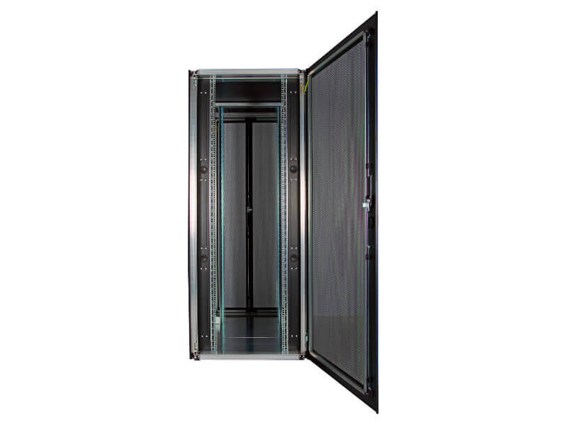 Vertiv Knurr DCM server, power or cooling rack - front, open-door, view