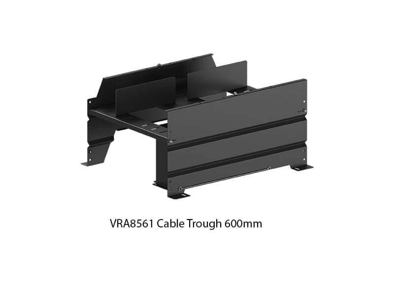 Vertiv - Rack cable organizer - front and rear - black