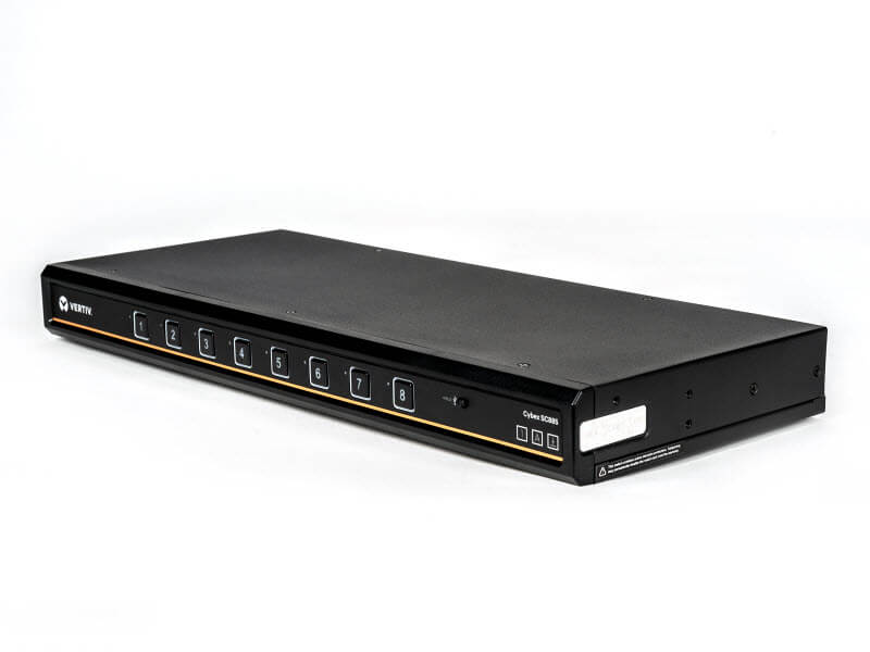 SC885 Vertiv Cybex SC800 Series Secure Desktop KVM Switch | 8 Port | DVI-I | CAC Image