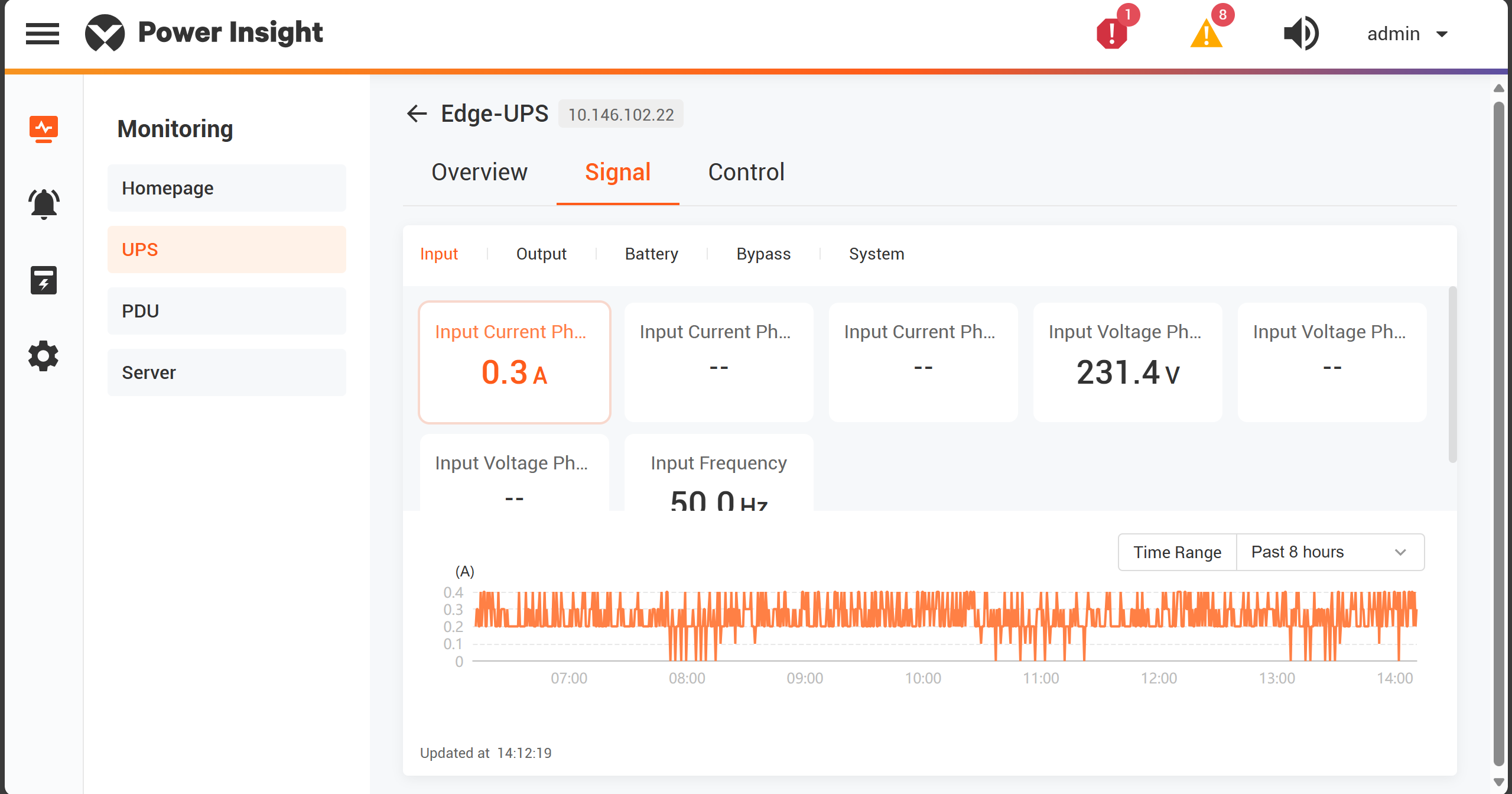 Aplicación Vertiv™ Power Insight  Image