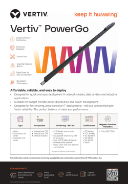 Vertiv PowerGo Promo