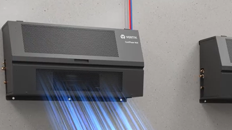 Cool air delivered to equipment