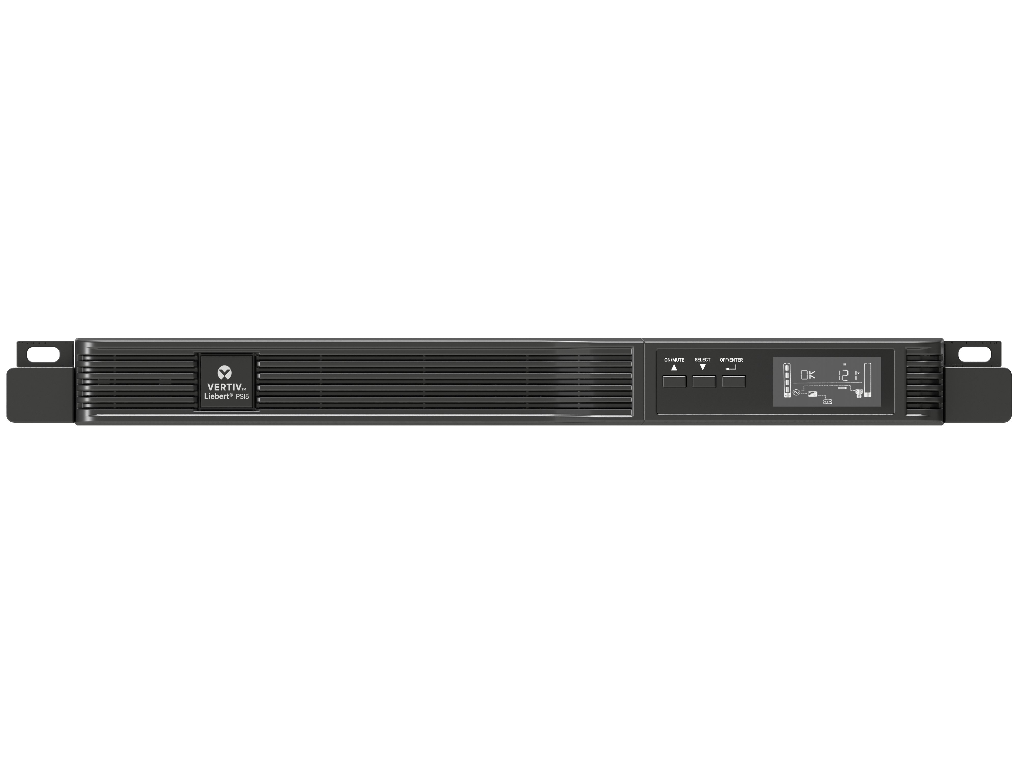 Vertiv™ Liebert® PSI5 VRLA Line-Interactive UPS, 750-5000VA, 120V Mini Tower, 1U Rackmount, and 2U Rack/Tower Image