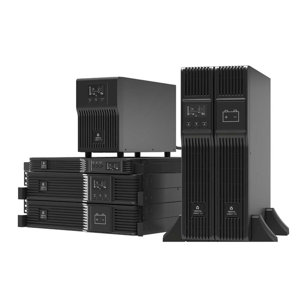 Vertiv™ Liebert® PSI5 VRLA Line-Interactive UPS, 750-5000VA, 120V Mini Tower, 1U Rackmount, and 2U Rack/Tower Image