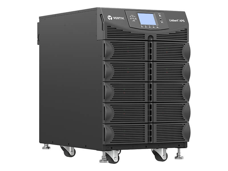 UPS Vertiv™ Liebert® APS Modular, 5 – 20 kVA N+1, de doble conversión y montaje en rack/torre con baterías de iones de litio Image