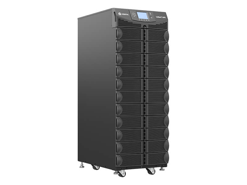 UPS Vertiv™ Liebert® APS Modular, 5 – 20 kVA N+1, de doble conversión y montaje en rack/torre con baterías de iones de litio Image