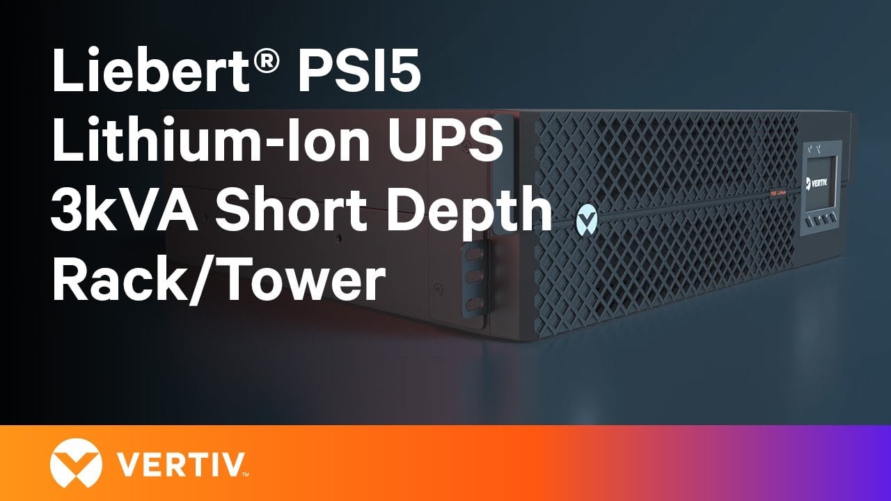 UPS Vertiv™ Liebert® PSI5 con baterías de ion de litio Image