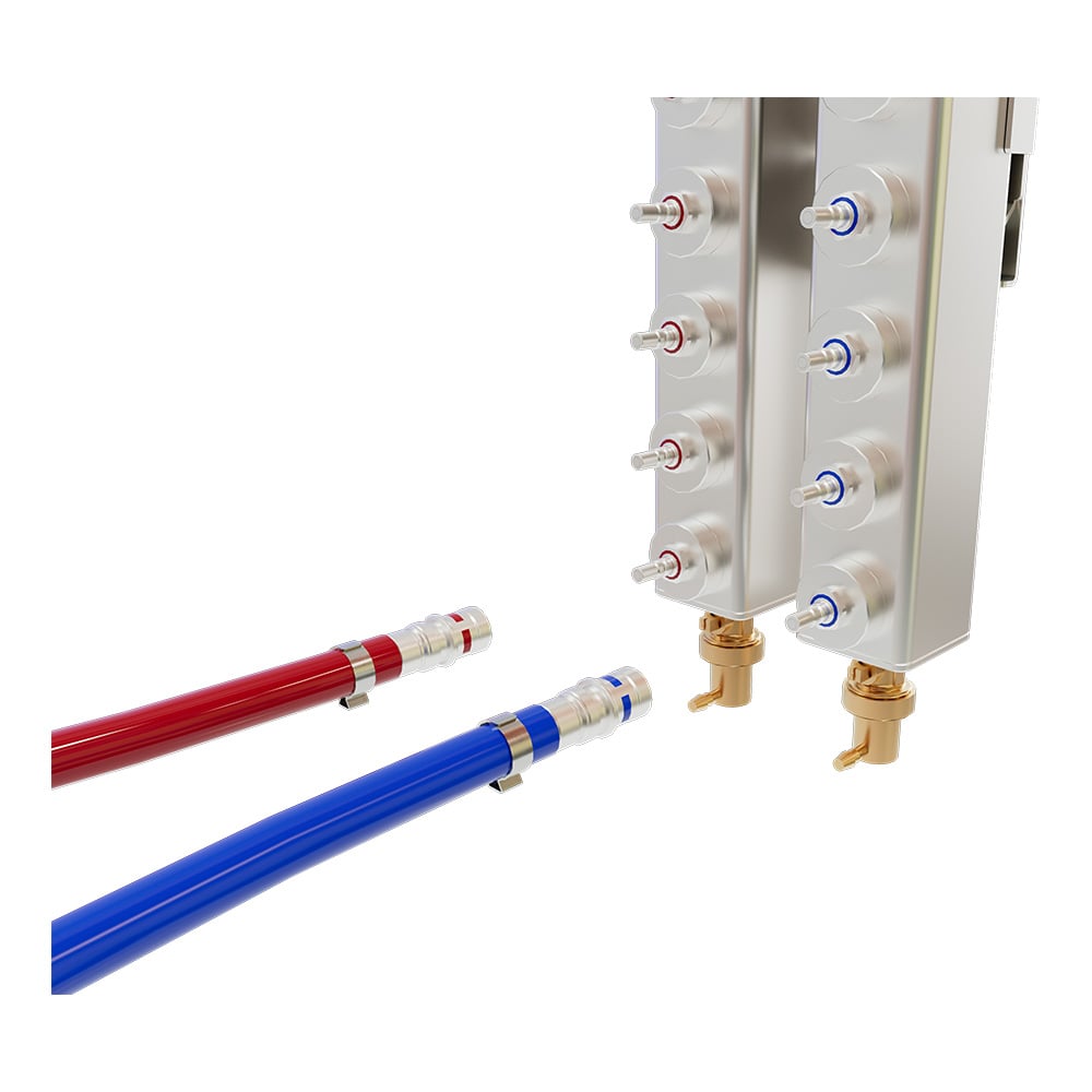 Vertiv™ CoolChip Fluid Network, Rack Manifolds Image