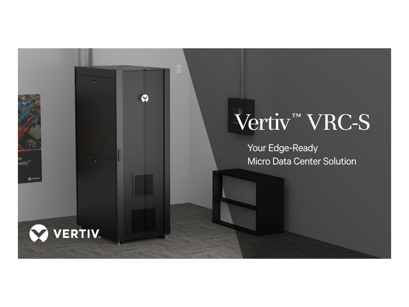 Vertiv™ VRC-S Edge-Ready Micro Data Center System Image